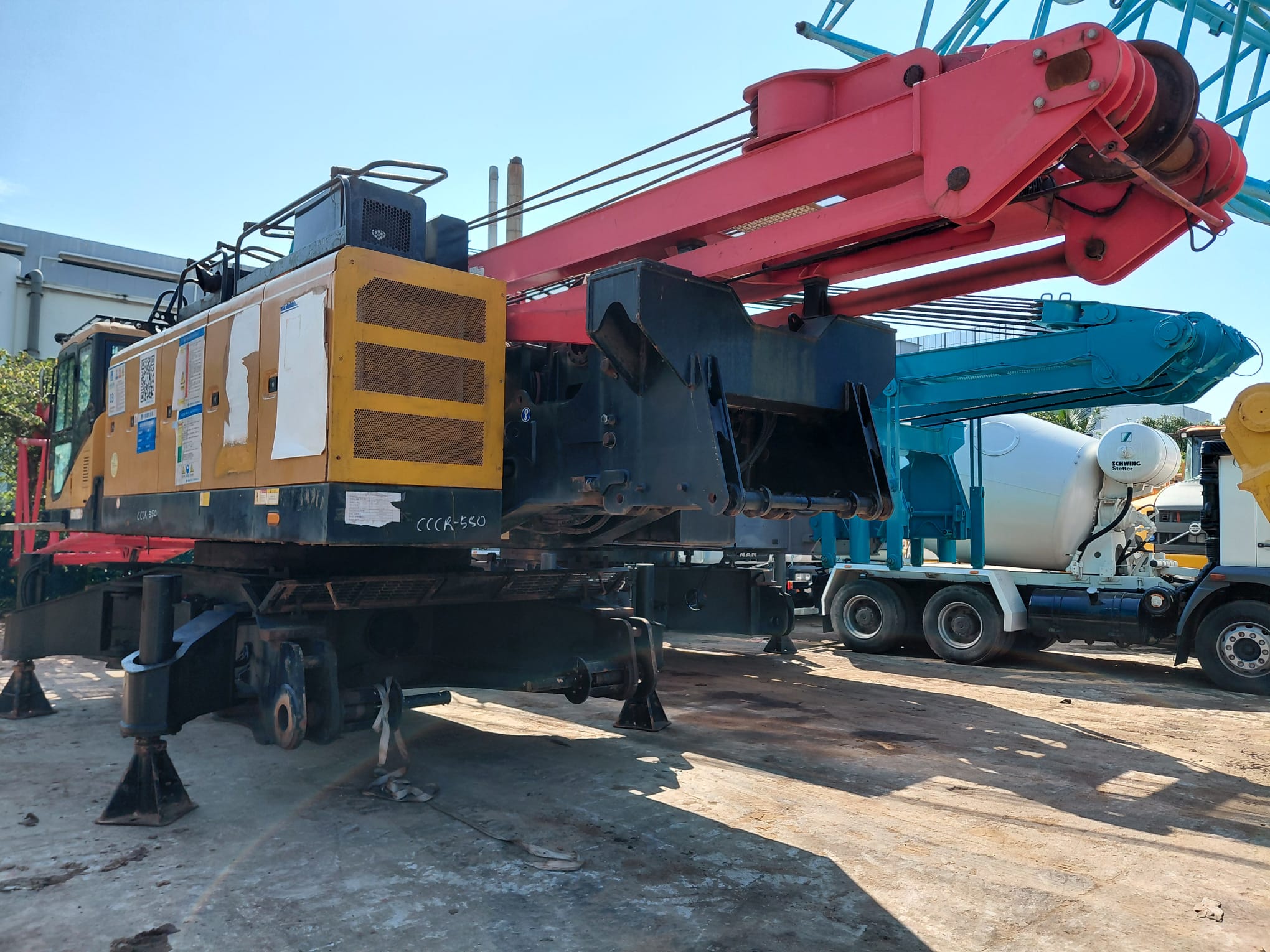 USED SANY CRAWLER CRANE SCC1500A-7 - (CCCR-550)