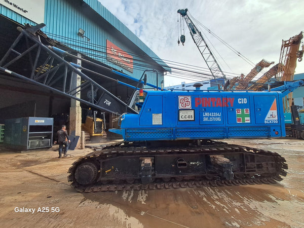 USED HITACHI SUMITOMO CRAWLER CRANE SCX700 - (CCCR-557)