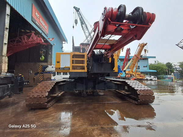 USED SANY CRAWLER CRANE SCC1500A-1 - (CCCR-556)