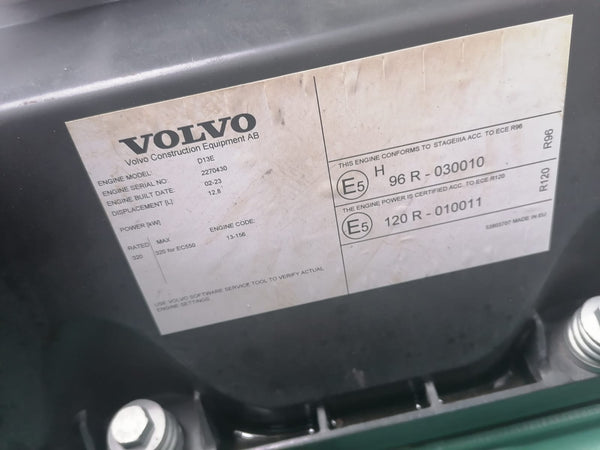 VOLVO EXCAVATOR EC550EL - (EV550-001)