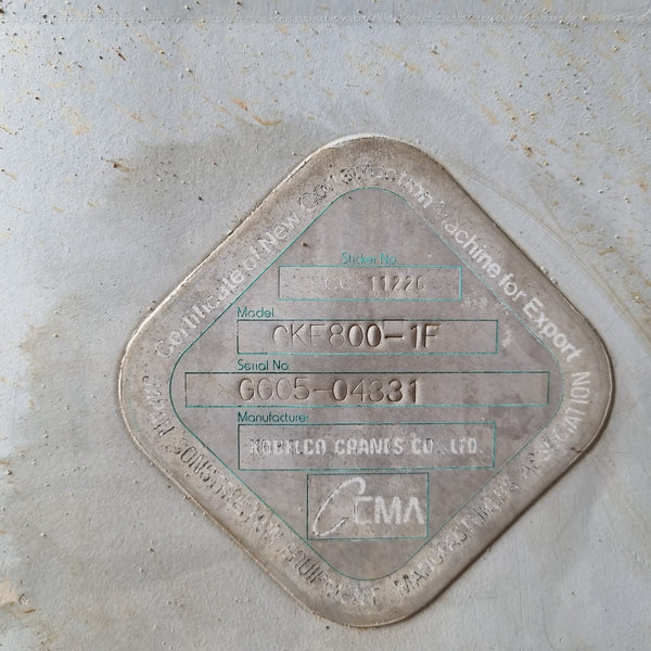 USED KOBELCO CRAWLER CRANE CKE800-1F - (CCCR-511)