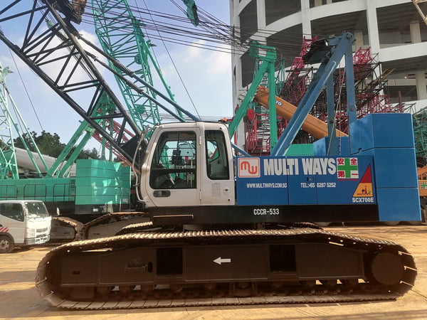 USED HITACHI SUMITOMO CRAWLER CRANE SCX700E - (CCCR-533)