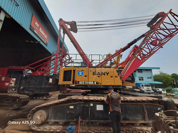 USED SANY CRAWLER CRANE SCC1500A-6 (CCCR-565)
