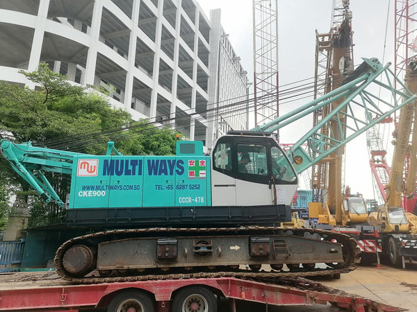 USED KOBELCO CRAWLER CRANE CKE900 - (CCCR-478)