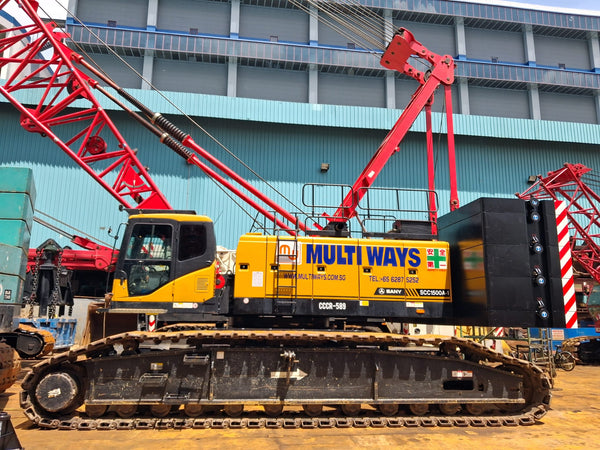 USED SANY CRAWLER CRANE SCC1500A-1 - (CCCR-589)