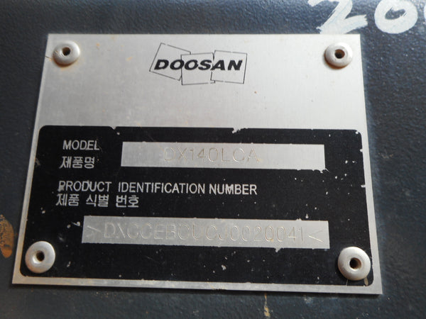 DOOSAN EXCAVATOR DX140LCA - (ED140-001)