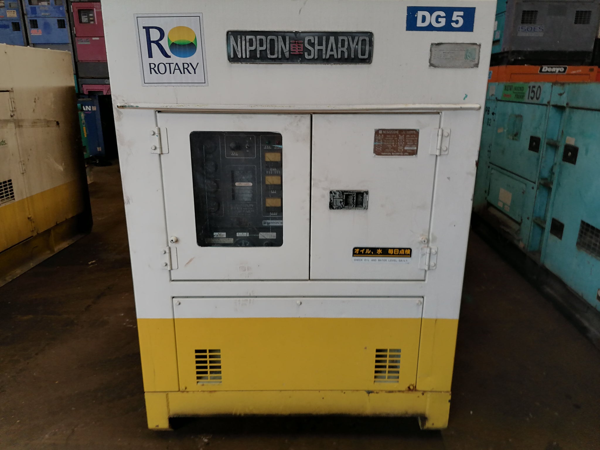 NIPPON SHARYO GENERATOR NES220SHE - (G200-285)