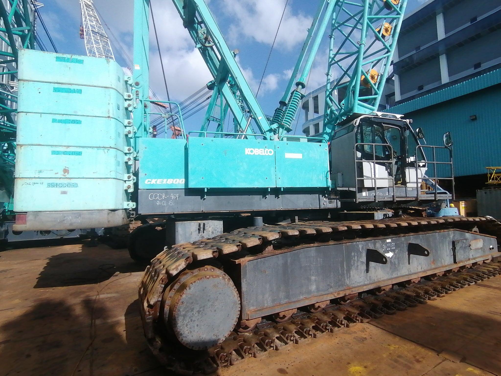 USED KOBELCO CRAWLER CRANE CKE1800-1F - (CCCR-464)